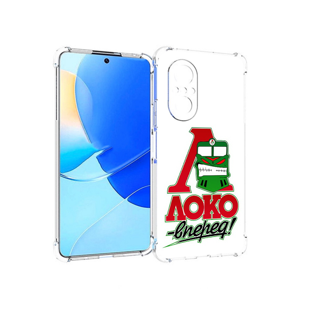 

Чехол MyPads Tocco для Huawei Nova 9 SE ФК локо вперед, Прозрачный, Tocco