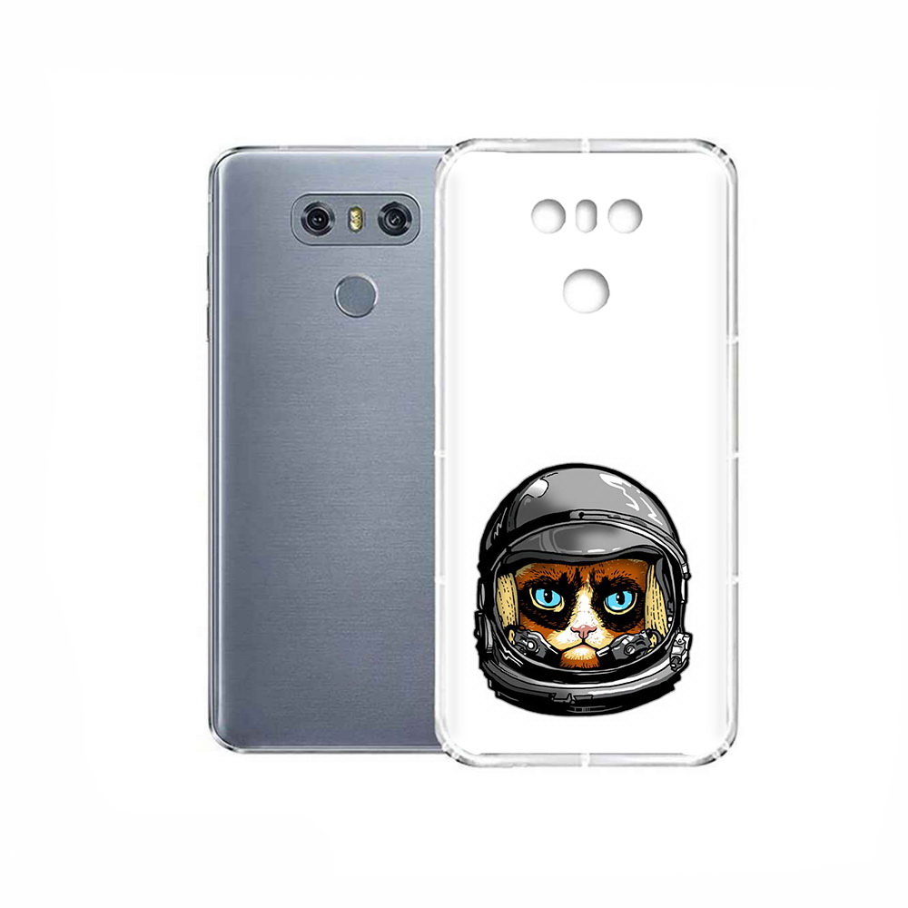 

Чехол MyPads Tocco для LG G6 кот космонавт, Прозрачный, Tocco
