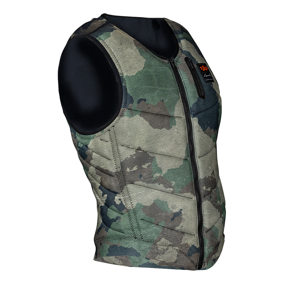 

Жилет водный Liquid Force Squad TAO Heritage Comp camo ss23 (M), Камуфляж, Squad TAO