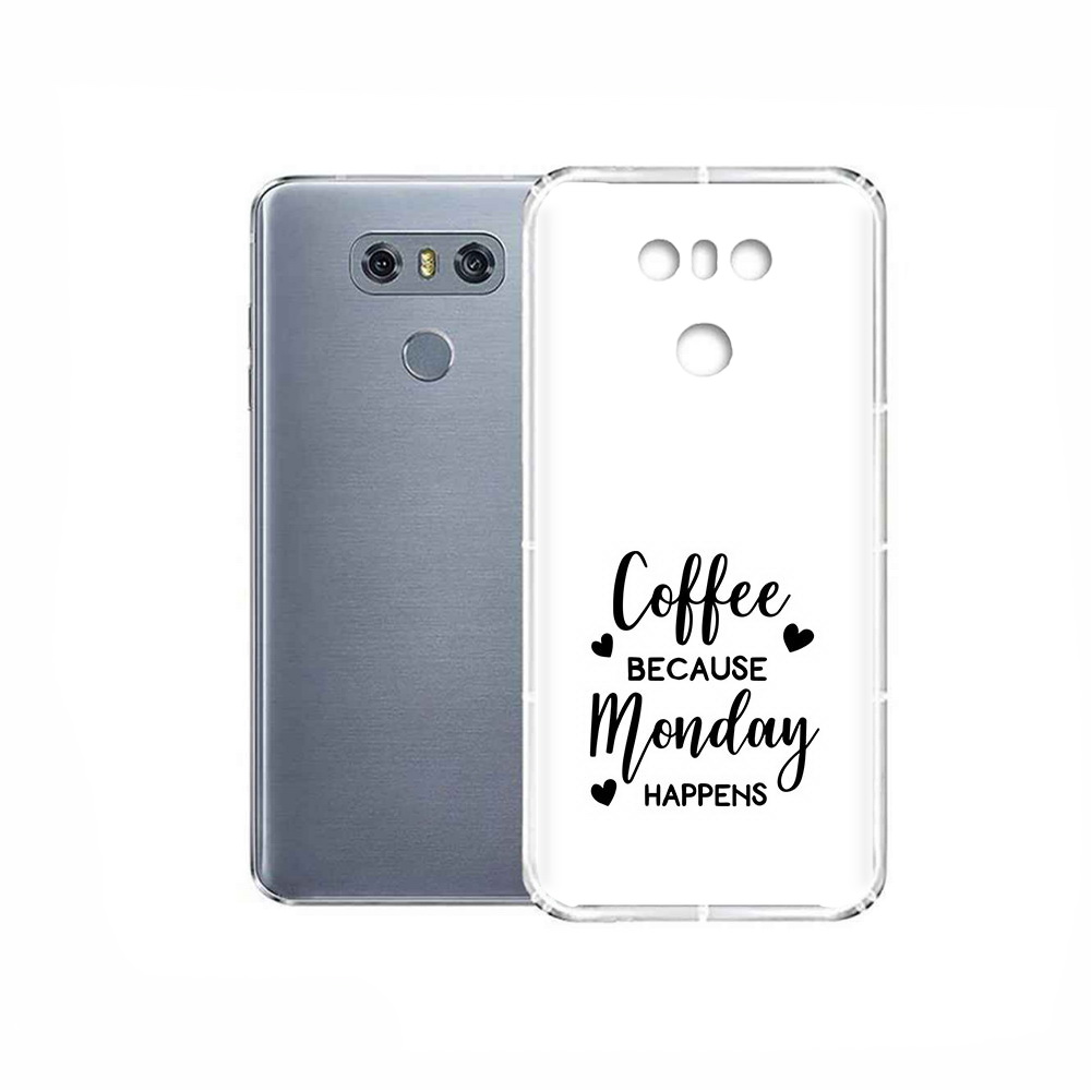 

Чехол MyPads Tocco для LG G6 кофе и понедельник стал счастливым, Прозрачный, Tocco