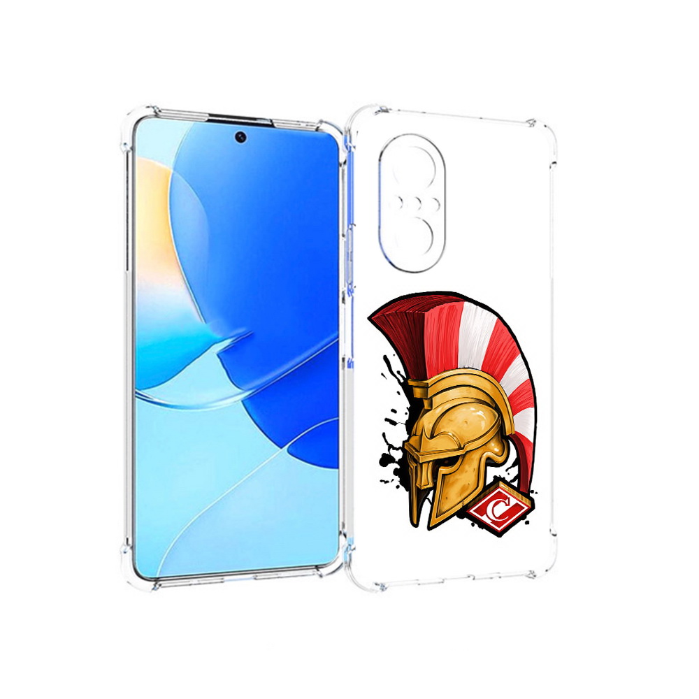 

Чехол MyPads Tocco для Huawei Nova 9 SE ФК спартак шлем, Прозрачный, Tocco
