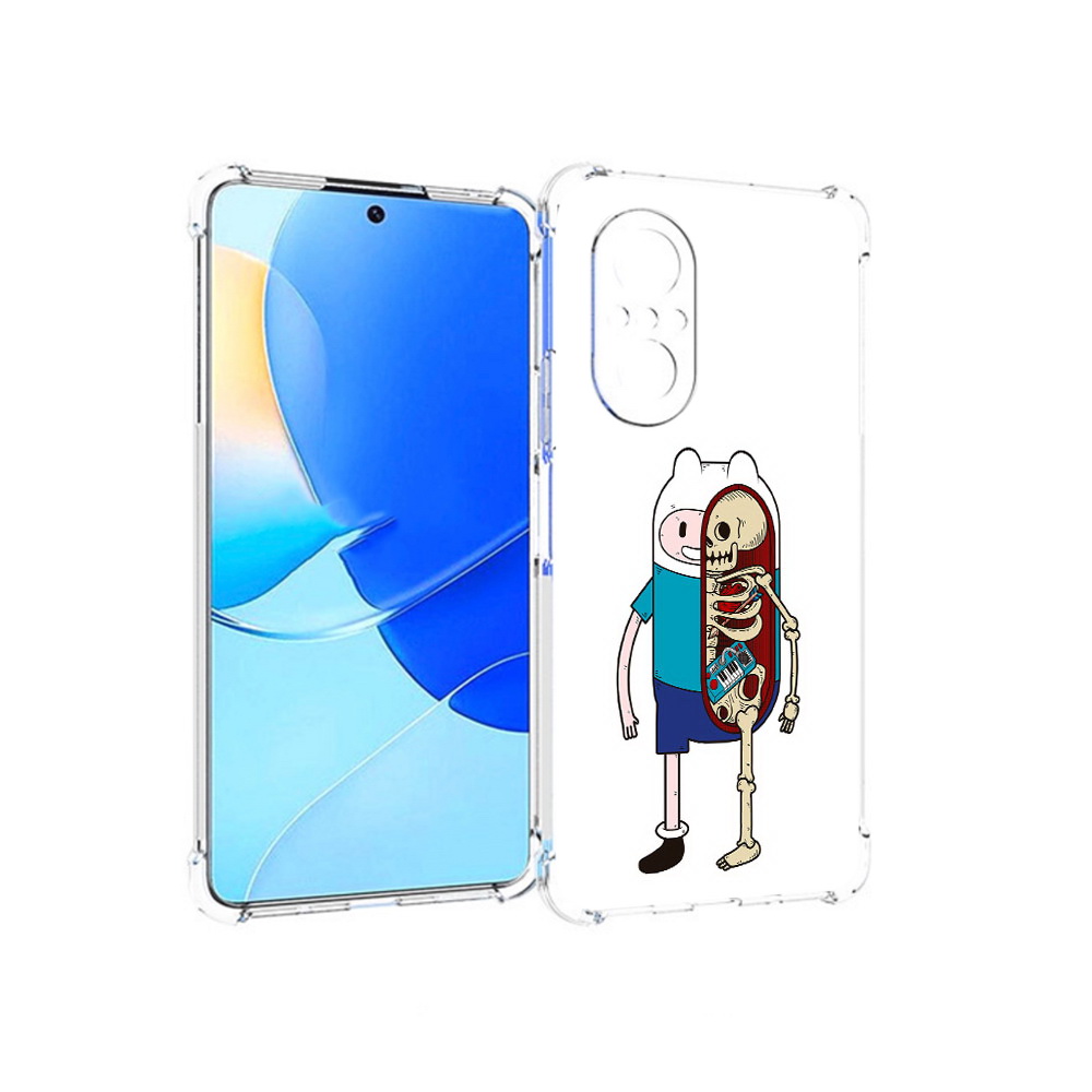 

Чехол MyPads Tocco для Huawei Nova 9 SE Финн скелет, Прозрачный, Tocco