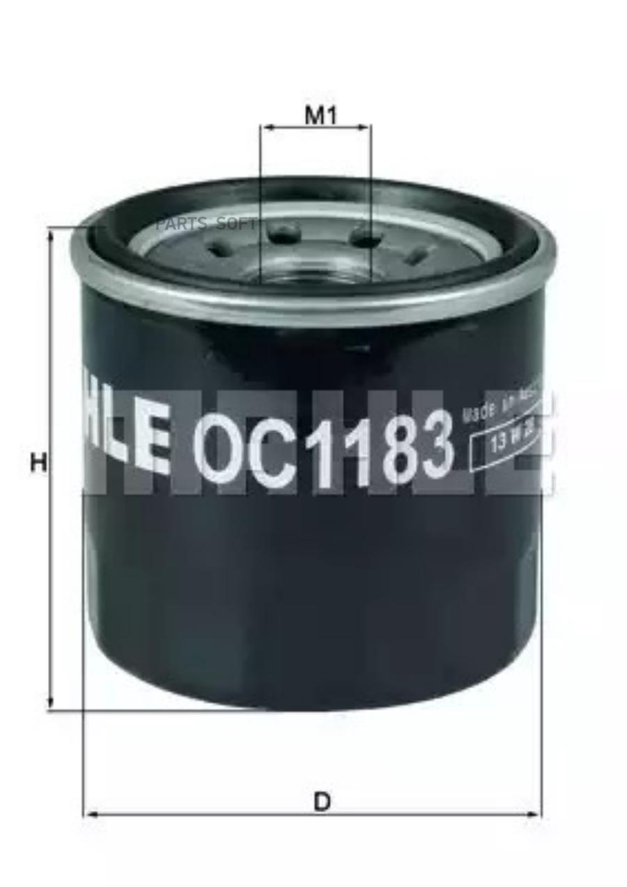 

MAHLE OC1183 Фильтр масляный