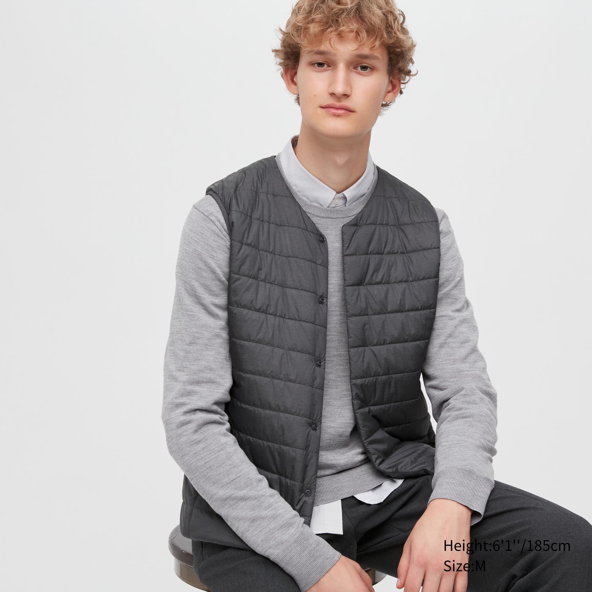 

Утепленный жилет мужской UNIQLO 449628COL08 серый 2XL (доставка из-за рубежа), 449628COL08