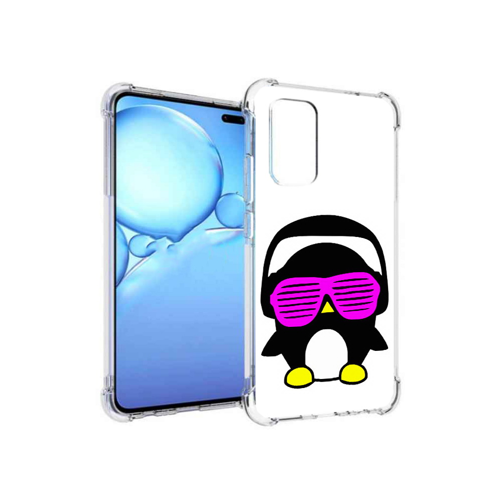 

Чехол MyPads Tocco для Vivo V19 пингвин (PT147328.392.541), Прозрачный, Tocco