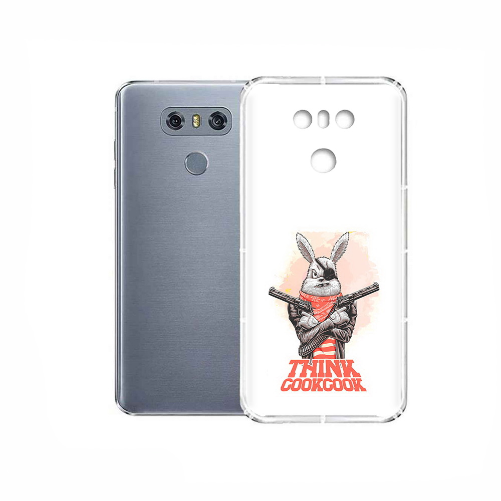 

Чехол MyPads Tocco для LG G6 кролик пират, Прозрачный, Tocco