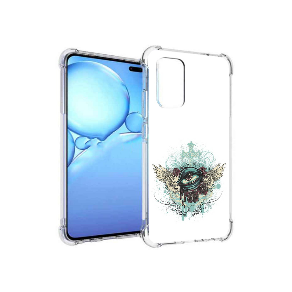 

Чехол MyPads Tocco для Vivo V19 плачущий глаз с крыльями (PT147328.392.544), Прозрачный, Tocco