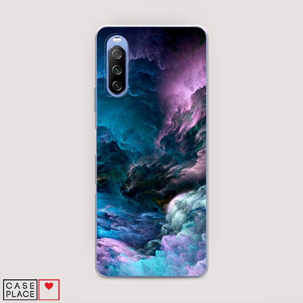 

Чехол на Sony Xperia 10 III "Загадочное небо", Синий;фиолетовый, 54950-2