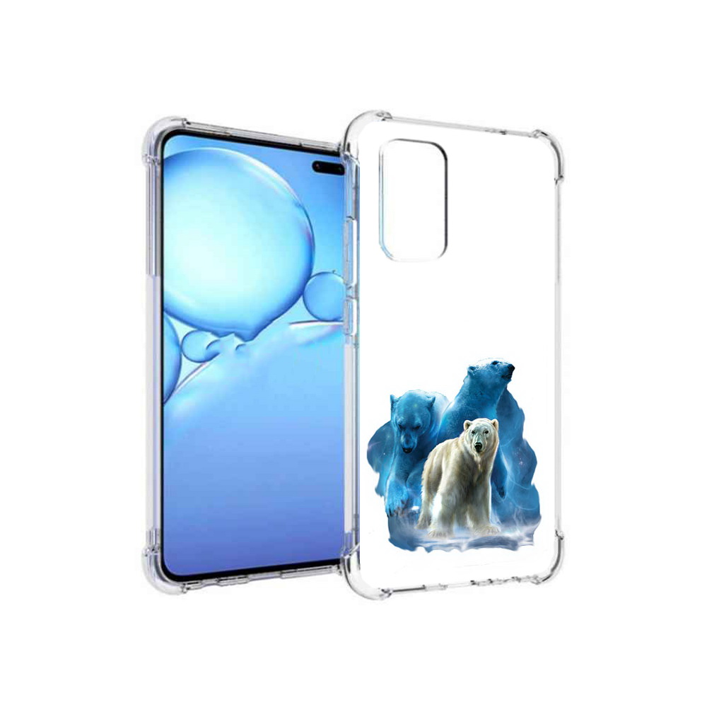 

Чехол MyPads Tocco для Vivo V19 полярный медведь (PT147328.392.549), Прозрачный, Tocco