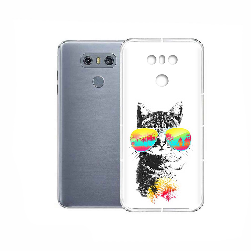 

Чехол MyPads Tocco для LG G6 крутой кот, Прозрачный, Tocco