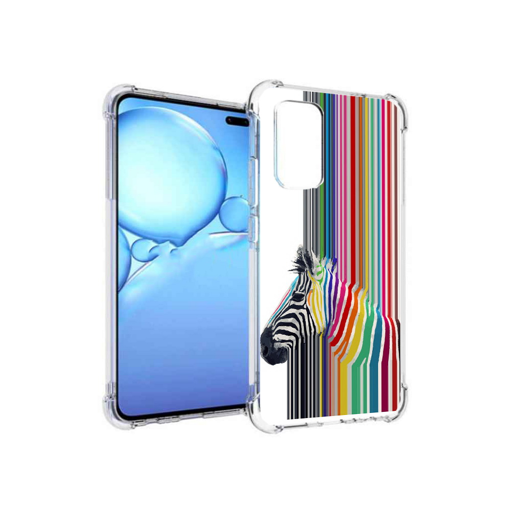 

Чехол MyPads Tocco для Vivo V19 радужная зебра (PT147328.392.565), Прозрачный, Tocco