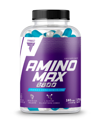 

Amino Max 6800 Trec Nutrition, 160 капсул, Amino Max 6800