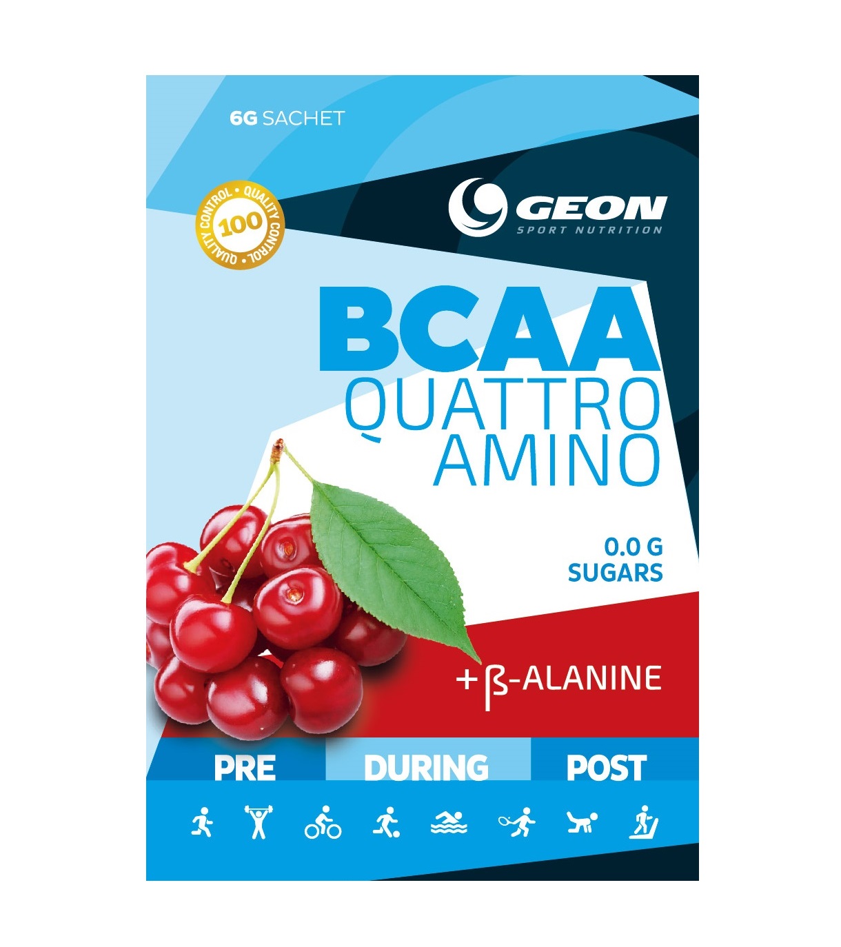 фото Geon bcaa quatro amino 150 г вишня