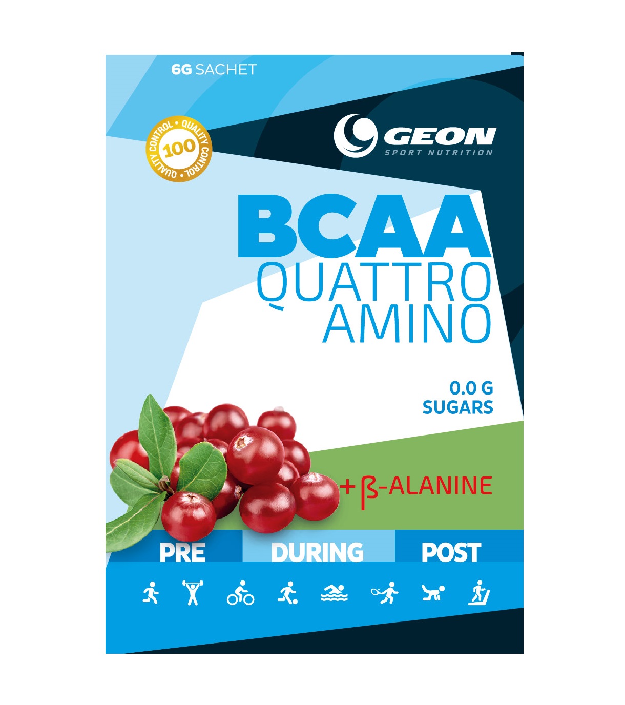 фото Geon bcaa quatro amino 150 г клюква