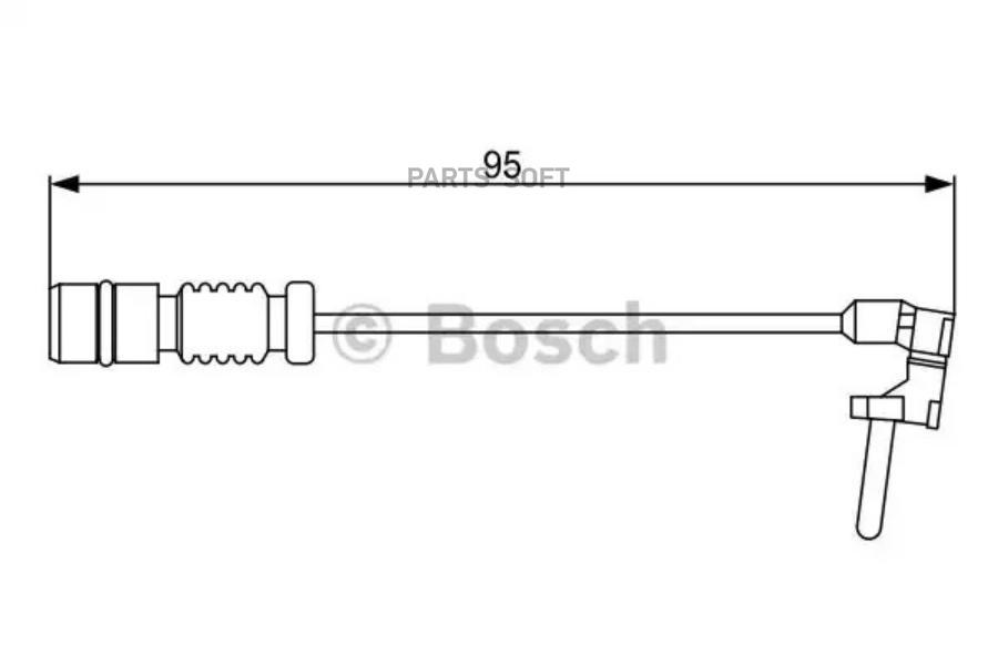 Датчик износа колодок MERCEDES W123/W124/W140/W168/W201/W202/C208/W210/W460/ 1981 =>