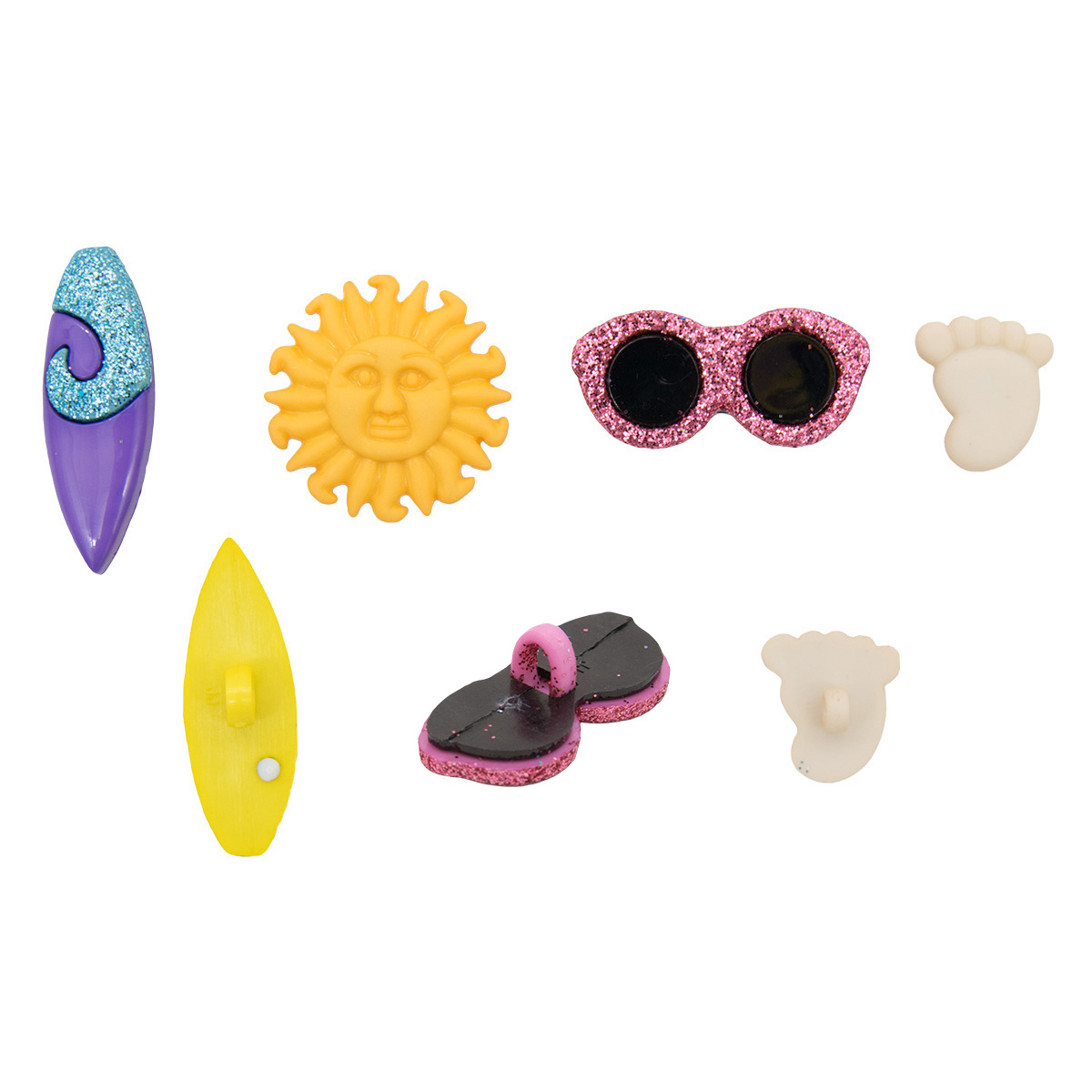 

Пуговицы фигурные Dress It Up Поймай волну, пластик, 13 шт