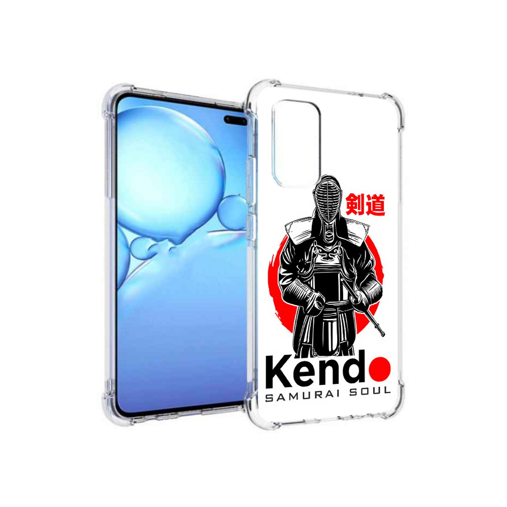 

Чехол MyPads Tocco для Vivo V19 рисованый самурай (PT147328.392.581), Прозрачный, Tocco