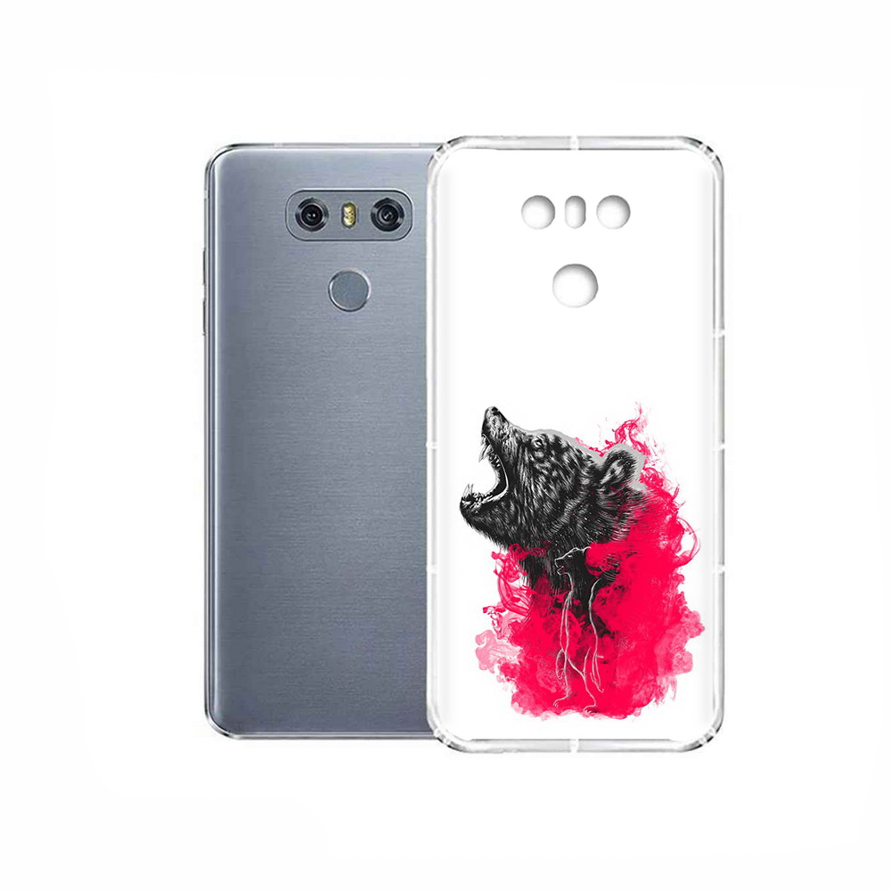 

Чехол MyPads Tocco для LG G6 медведь в дымке, Прозрачный, Tocco