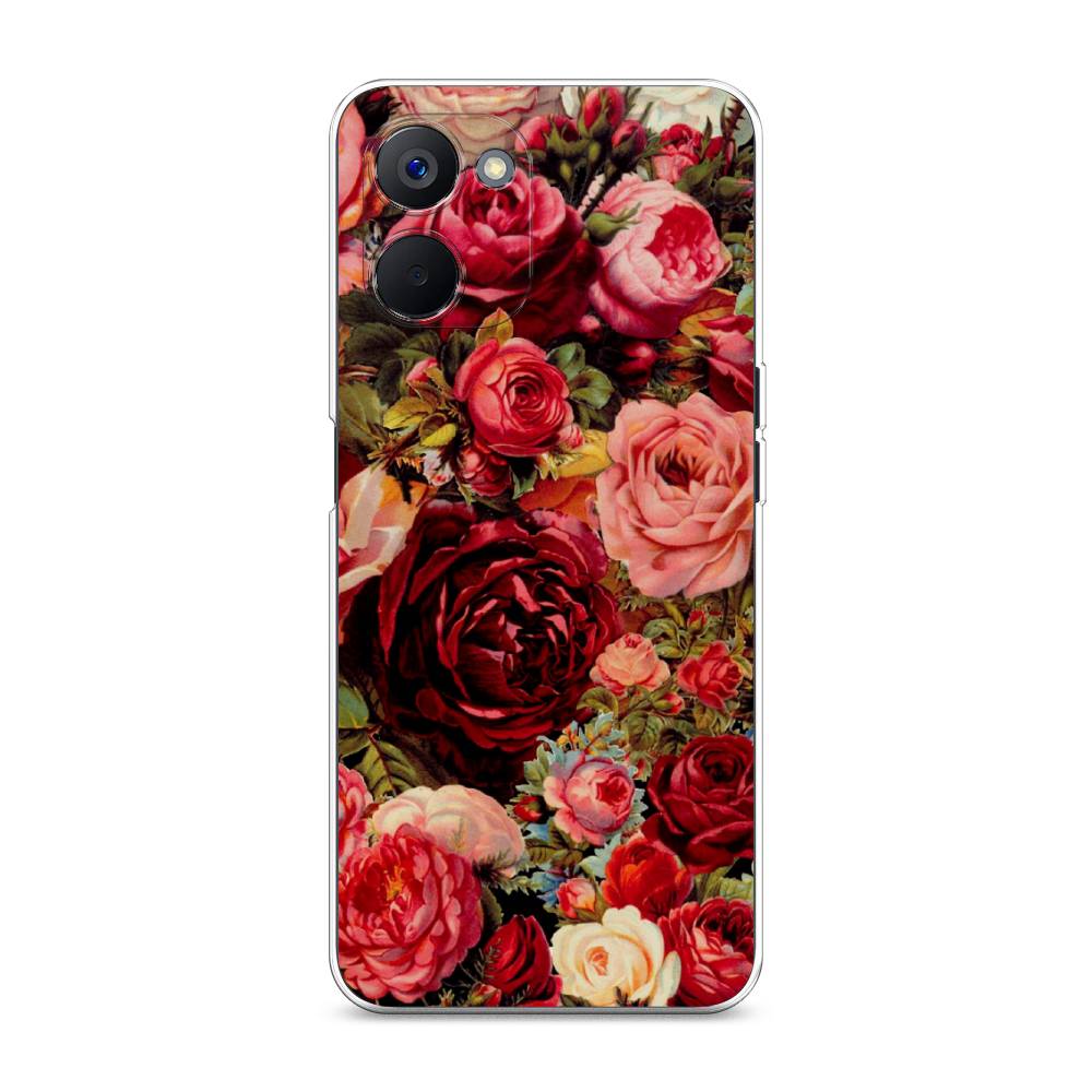

Чехол Awog для Realme V20 "Розы винтажные", 2512950-8
