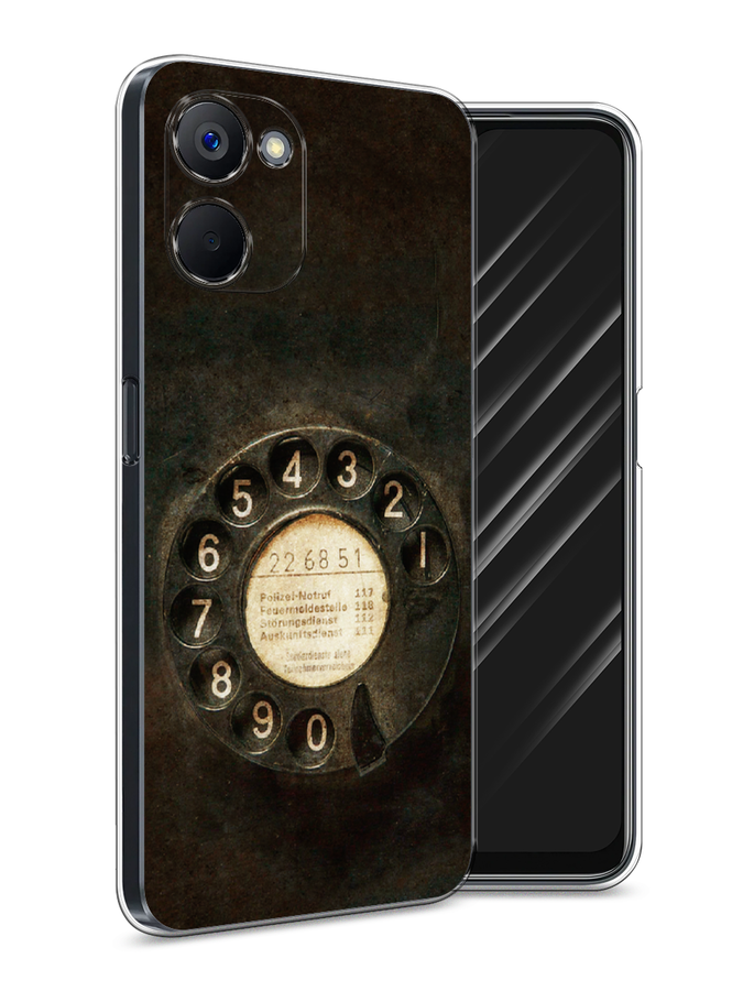 

Чехол Awog на Realme V20 "Старинный телефон", Коричневый;бежевый;черный, 2512950-5