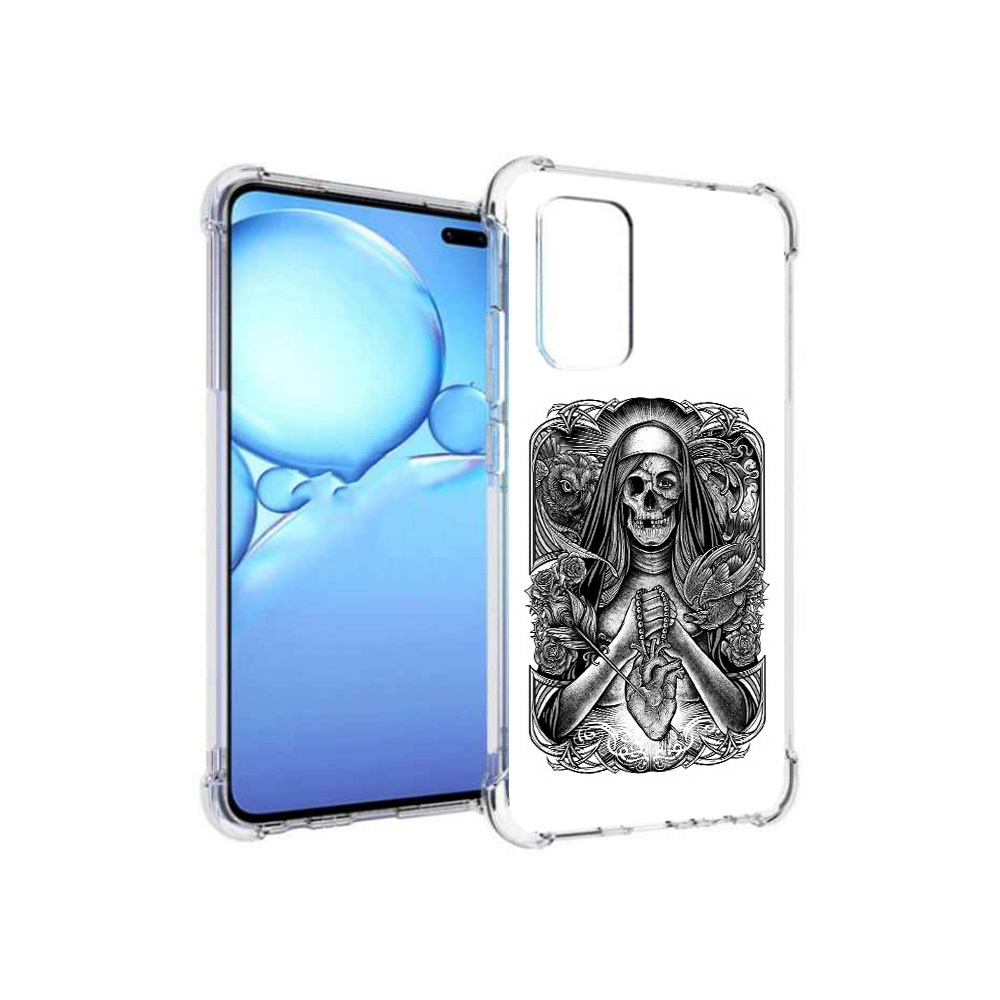 

Чехол MyPads Tocco для Vivo V19 скелет с сердцем (PT147328.392.603), Прозрачный, Tocco