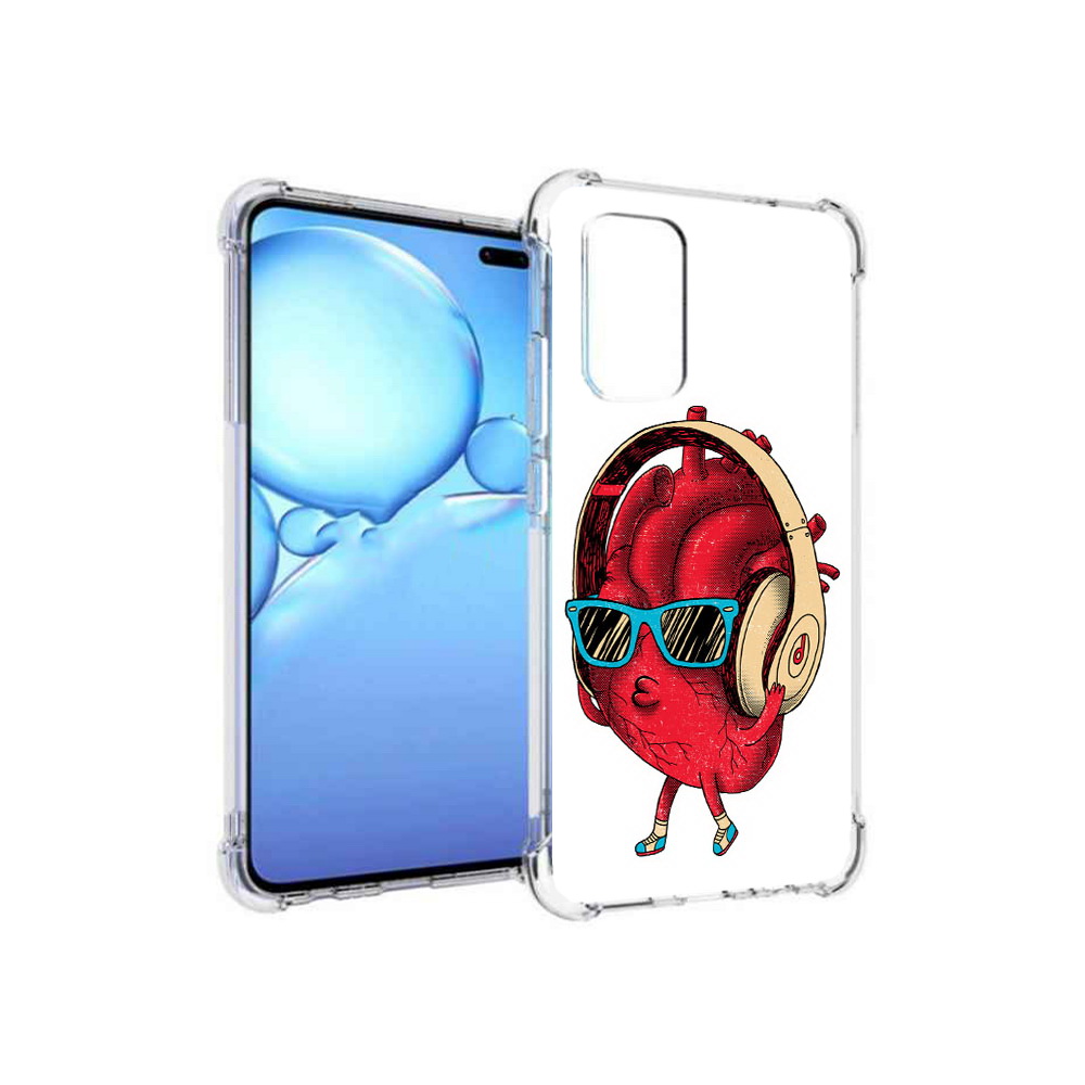 

Чехол MyPads Tocco для Vivo V19 слушай сердце (PT147328.392.609), Прозрачный, Tocco