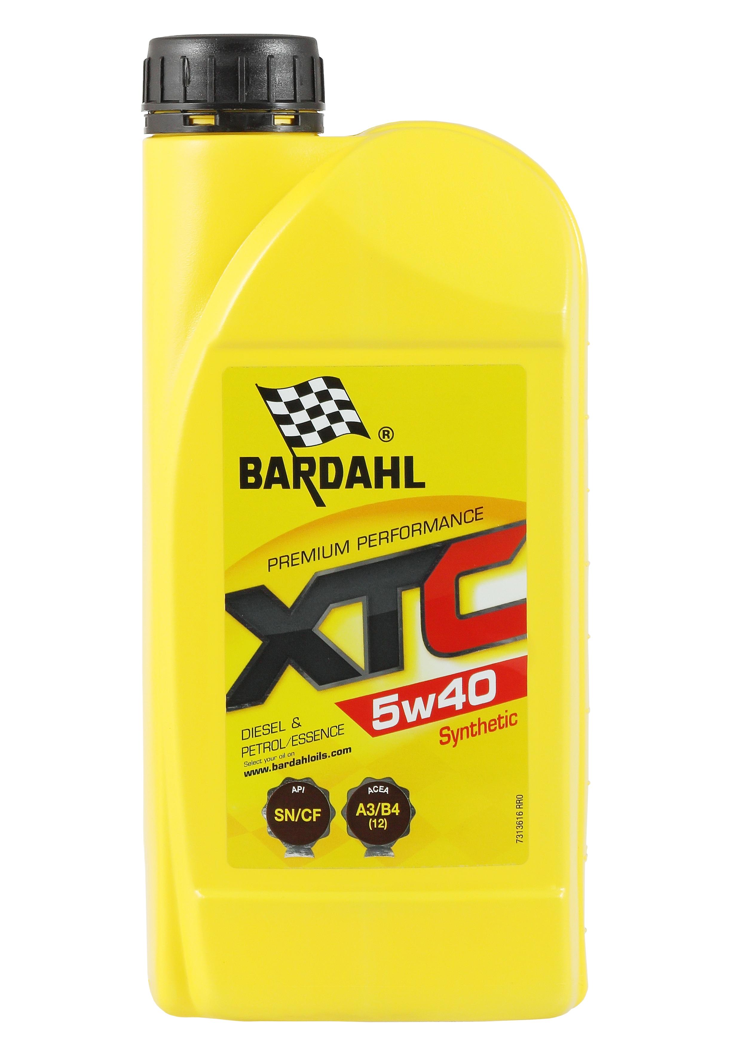 Моторное масло Bardahl XTC 5W40 1л