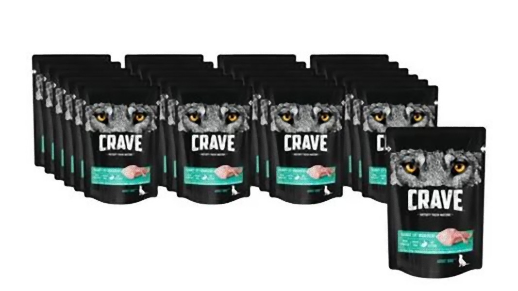 фото Влажный корм для собак crave, кролик, 24шт по 85 гр