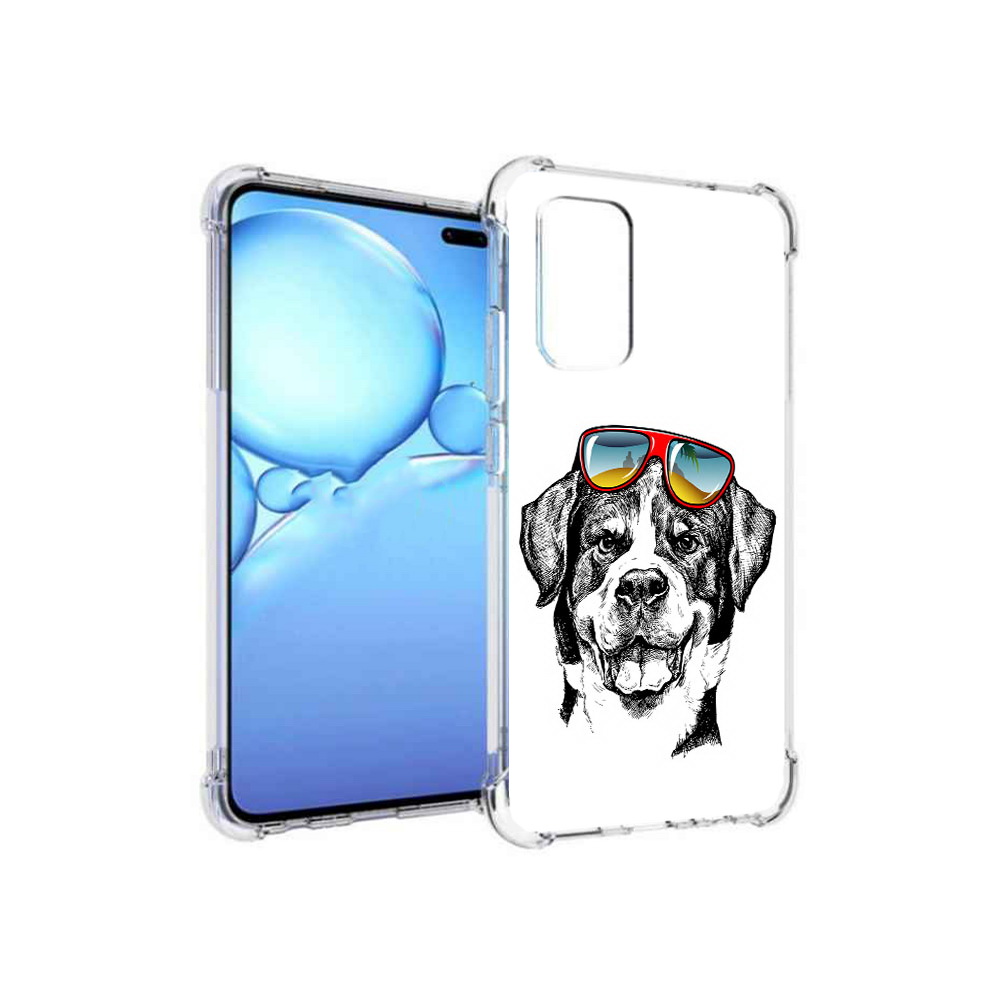 

Чехол MyPads Tocco для Vivo V19 счастливая собака (PT147328.392.631), Прозрачный, Tocco