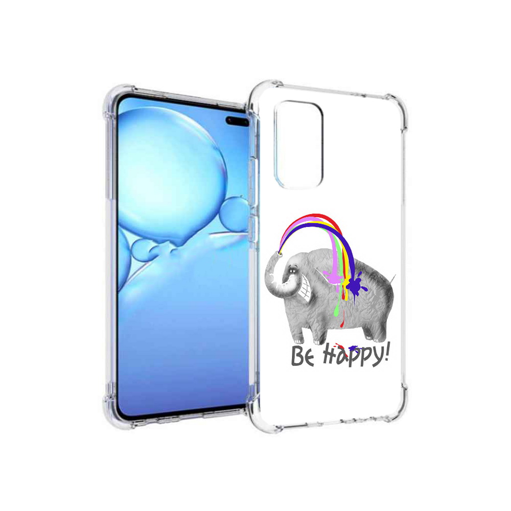

Чехол MyPads Tocco для Vivo V19 счастливый слон (PT147328.392.632), Прозрачный, Tocco