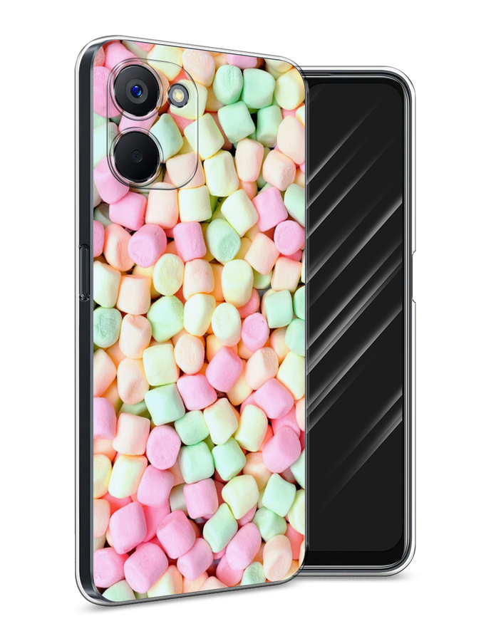

Чехол Awog на Realme V20 "Marshmallows", Зеленый;желтый;розовый, 2512950-10