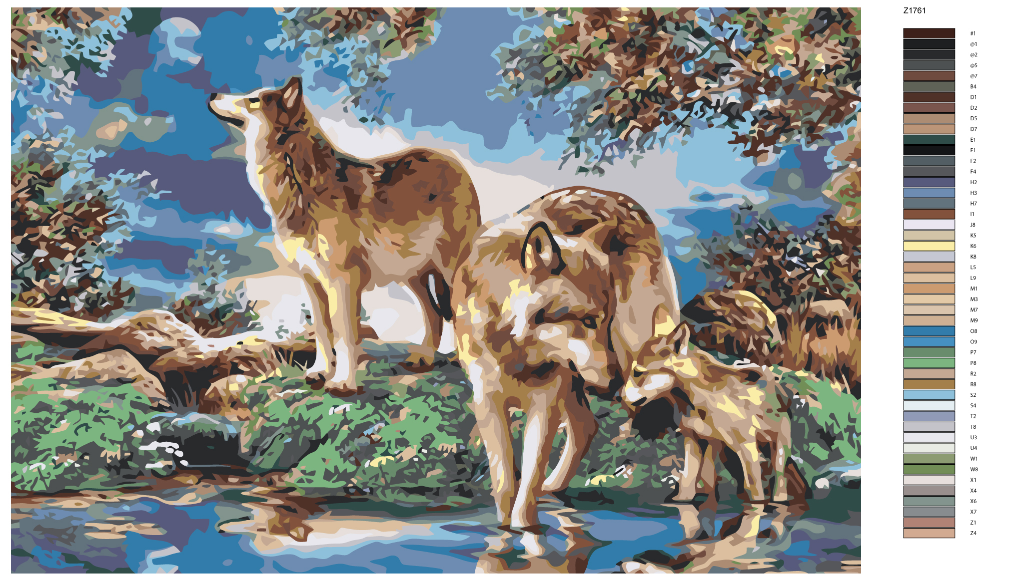 

Картина по номерам, Живопись по номерам, 80 x 120, Z1761, Z1761