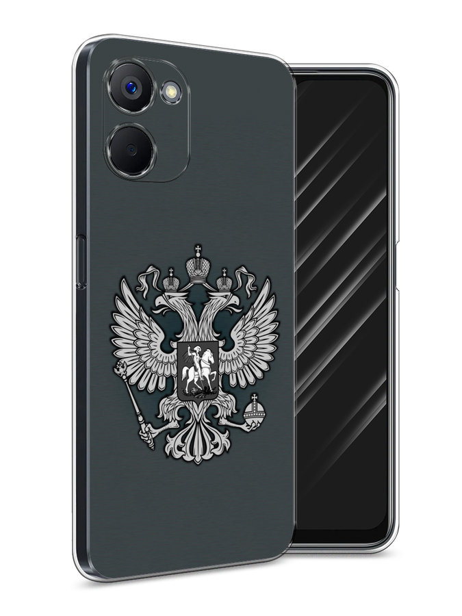 

Чехол Awog на Realme V20 "Герб России серый", 2512950-5