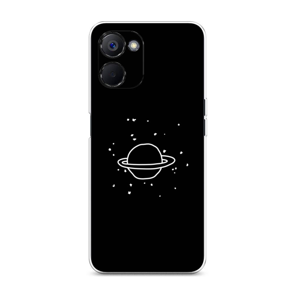 

Чехол Awog на Realme V20 "Дудл Юпитера", Белый;черный, 2512950-4