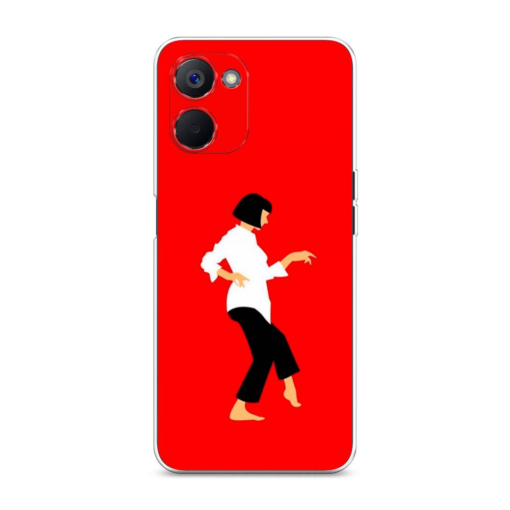 

Чехол Awog на Realme V20 "Криминальное чтиво 1", Красный;белый;черный, 2512950-7