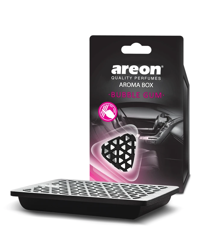 

Ароматизатор AREON, для автомобиля, AROMA BOX, Баббл гам, 704-ABC-02, AROMA BOX