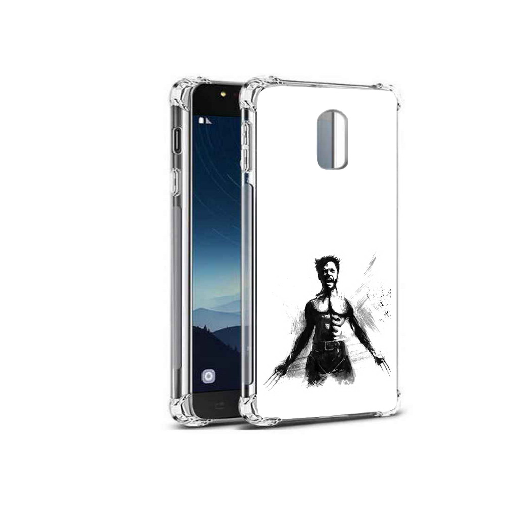 

Чехол MyPads Tocco для Samsung Galaxy C8 росомаха (PT96288.518.587), Прозрачный, Tocco
