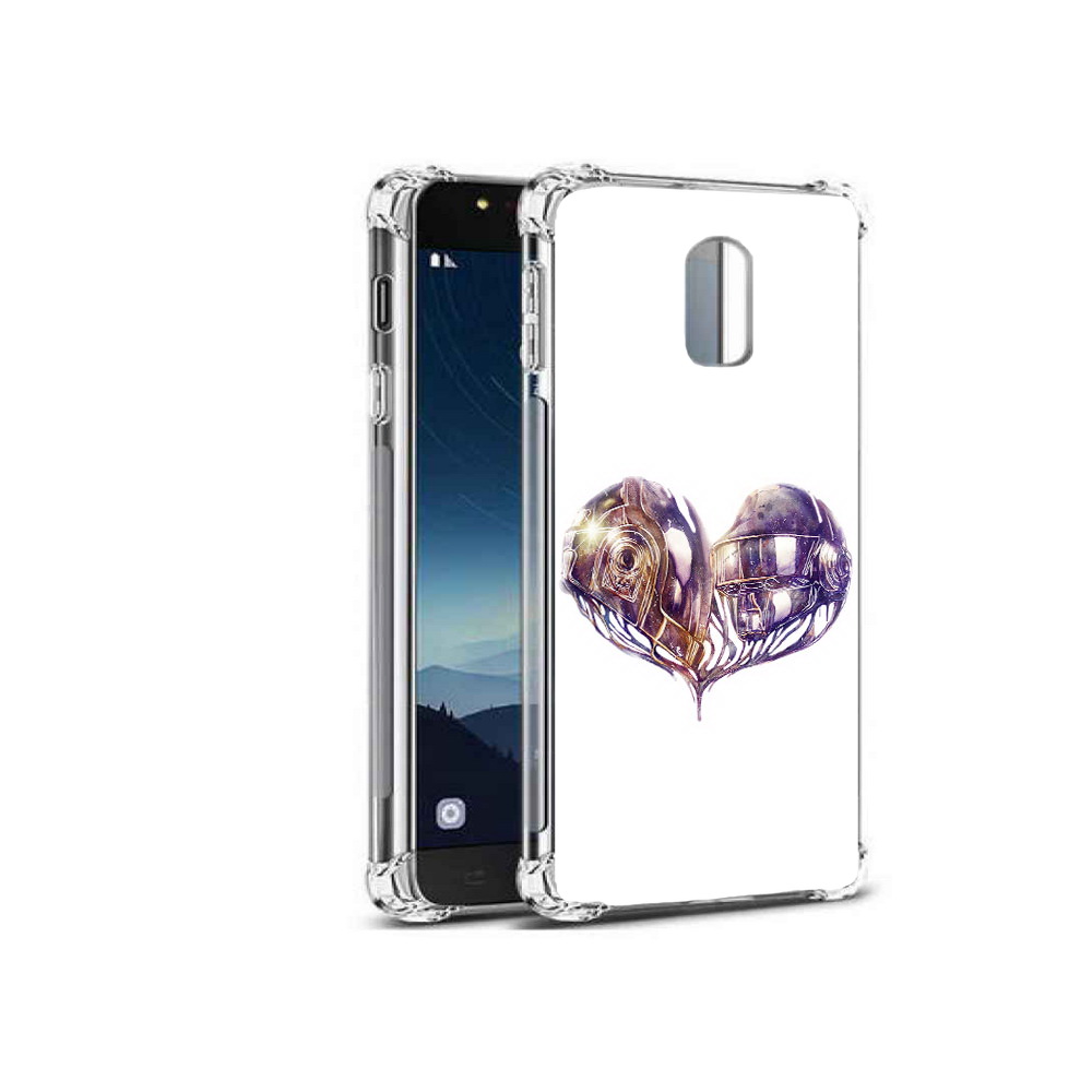 

Чехол MyPads Tocco для Samsung Galaxy C8 сердце абстракция (PT96288.518.596), Прозрачный, Tocco