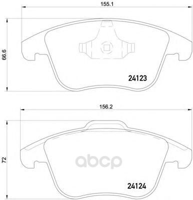 

Колодки тормозные дисковые передн FORD:GALAXY 05.06-,MONDEO IV 03.07-,MONDEO IV Turnier 03