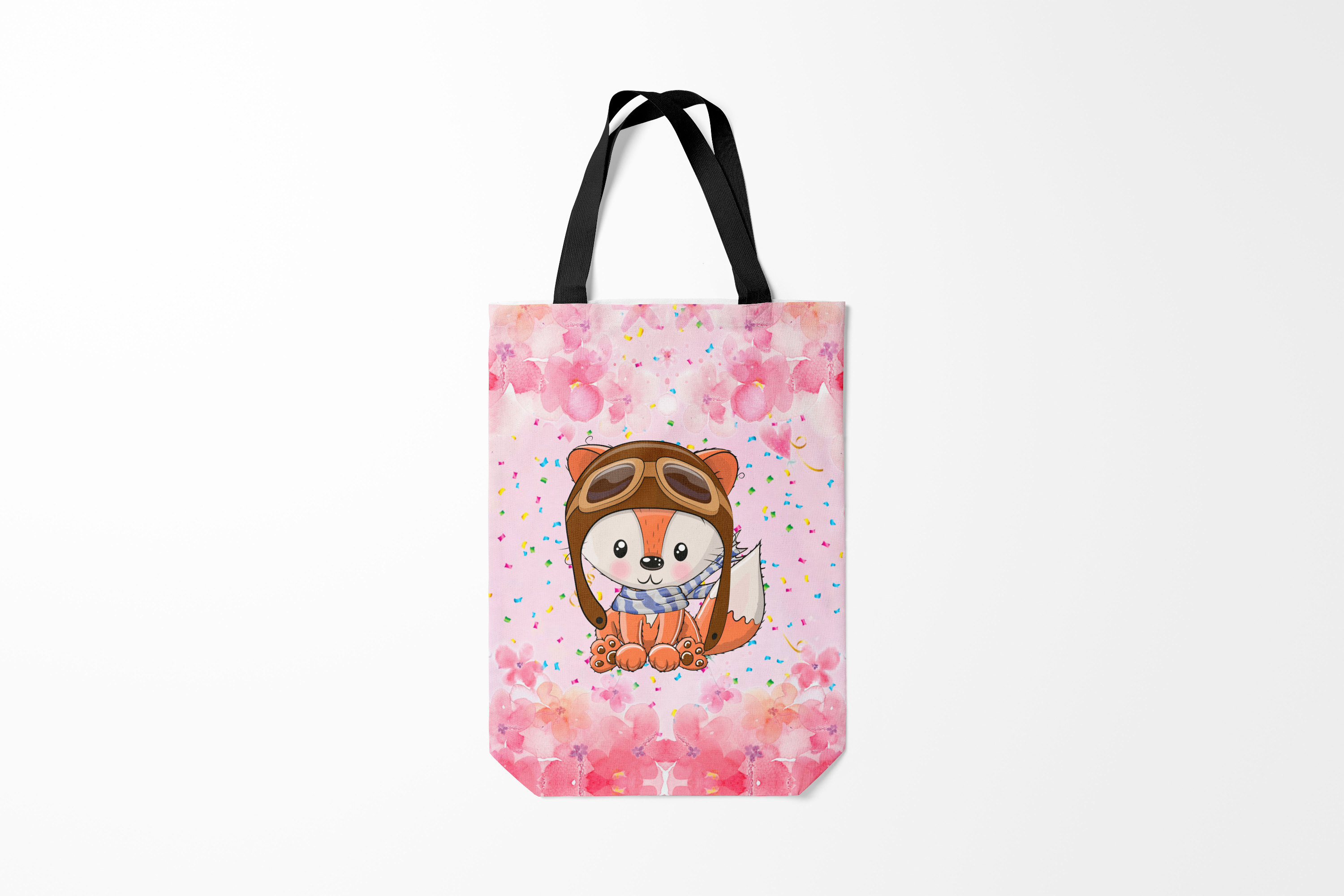 

Сумка шoппер унисекс Burnettie Лисы Лисенок летчик,, Лисы Лисенок летчик