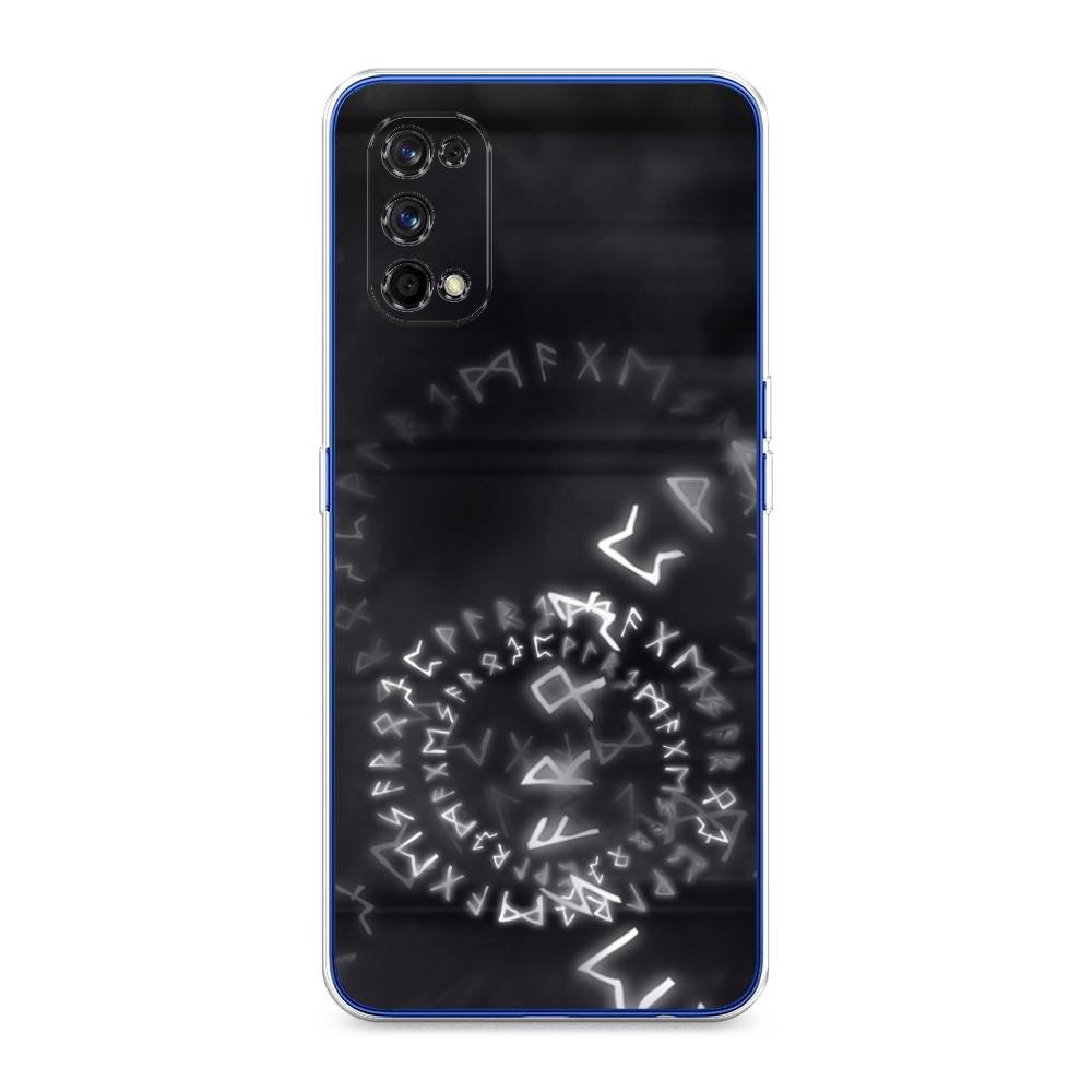 

Чехол на Realme 7 Pro "Руны", Серый;черный, 254050-3