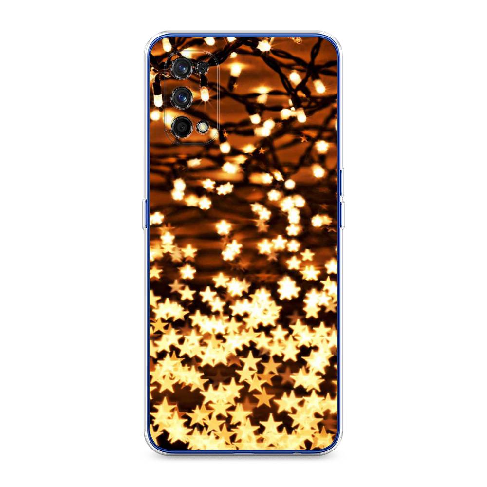 

Чехол на Realme 7 Pro "Новогодняя гирлянда", Золотистый, 254050-5