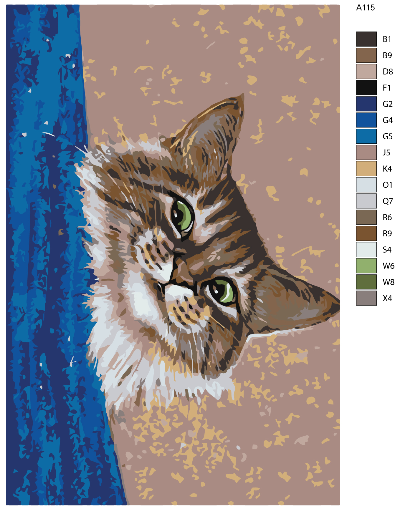 

Картина по номерам, Живопись по номерам, 80 x 120, A115, A115