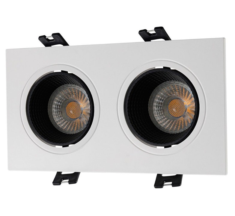 

Светильник встраиваемый Denkirs DK3020, DK3072-WH+BK, 20W, GU5.3