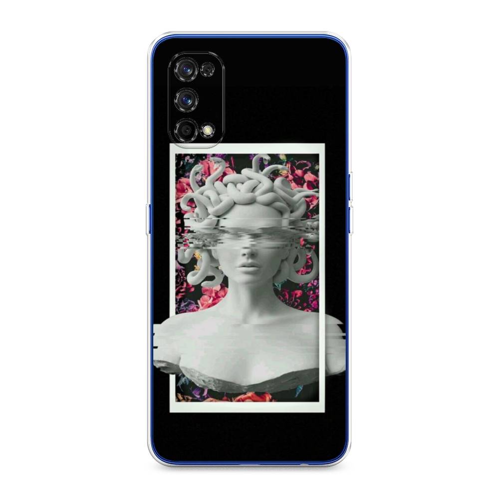 

Чехол на Realme 7 Pro "Web Punk Медуза Горгона", Черный;серый, 254050-6