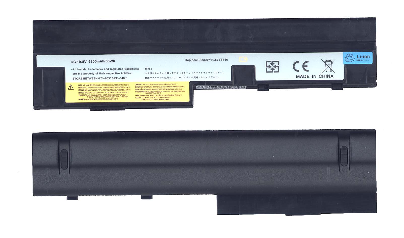 

Аккумуляторная батарея OEM для ноутбука Lenovo IdeaPad S10-3 (L09S6Y14) 56Wh OEM черная, L09S6Y14