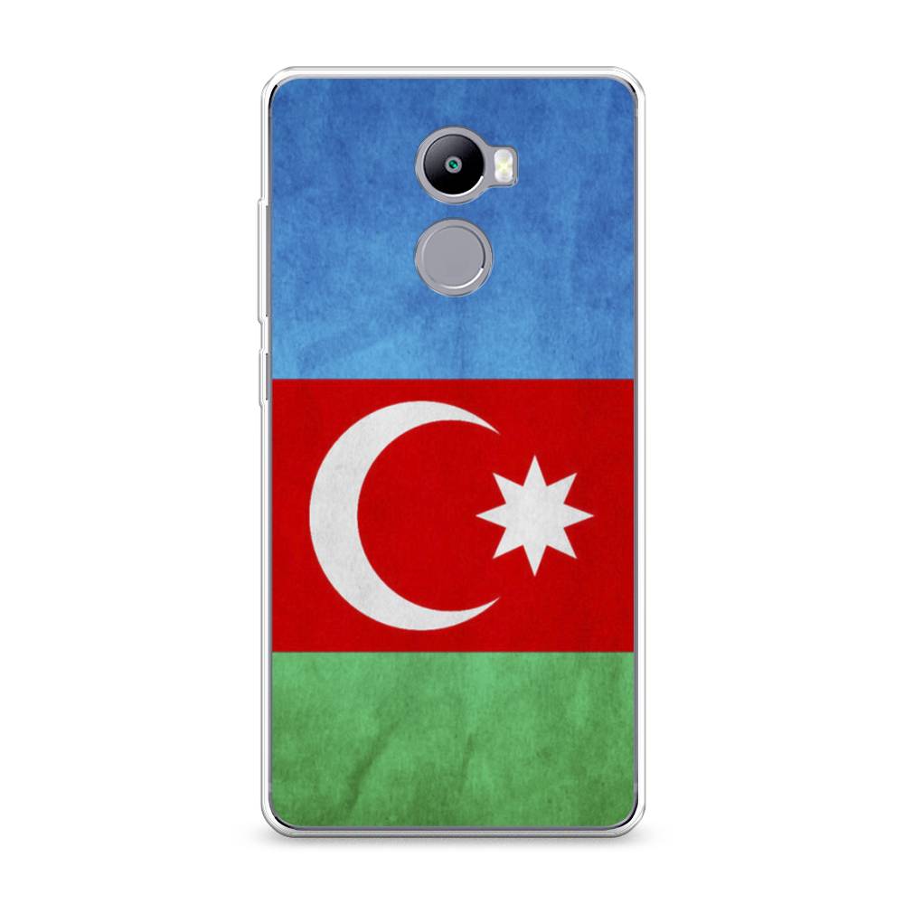фото Силиконовый чехол "флаг азербайджана" на xiaomi redmi 4 awog