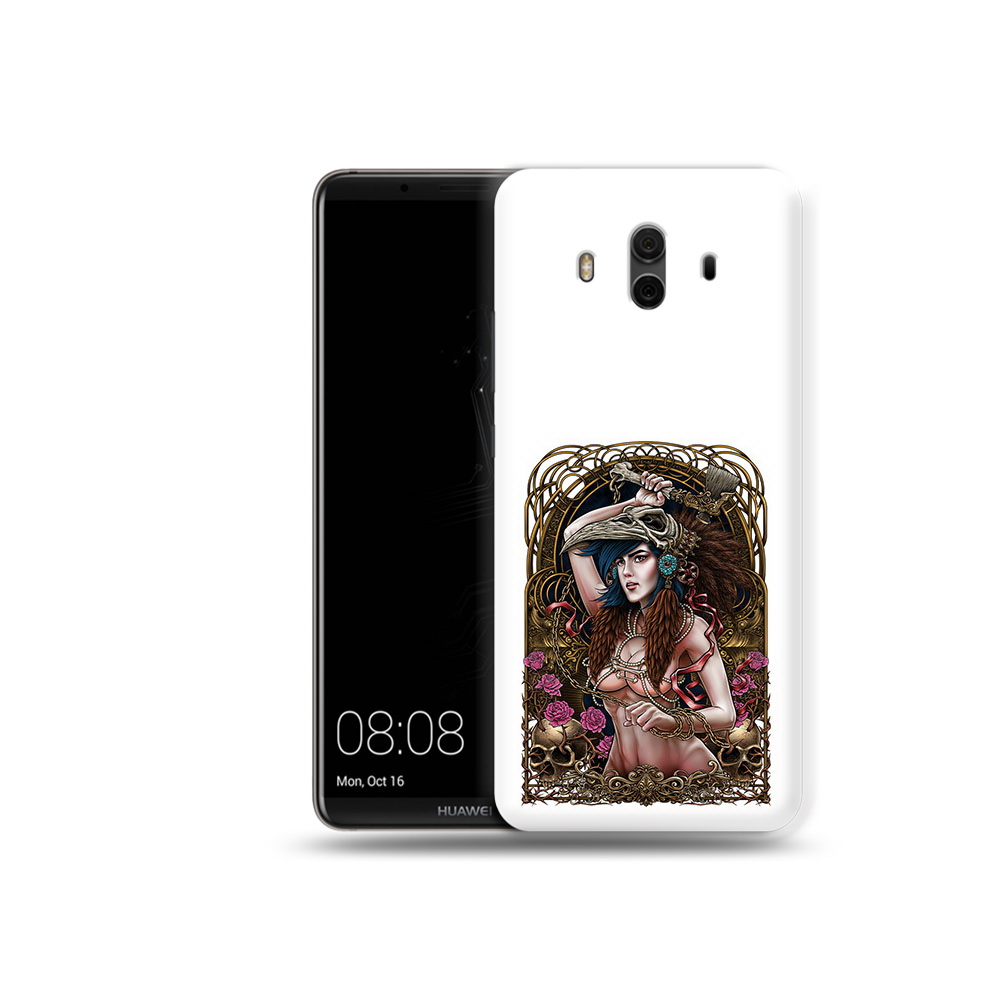 

Чехол MyPads Tocco для Huawei Mate 10 красивая девушка рисунок (PT88364.53.407), Прозрачный, Tocco
