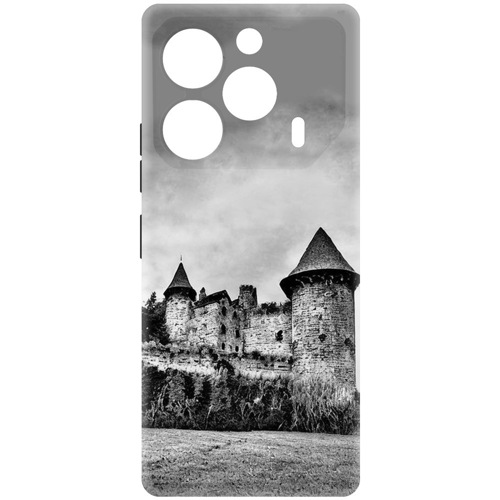 

Чехол-накладка Krutoff Soft Case Старый замок для TECNO Pova 6 Pro черный