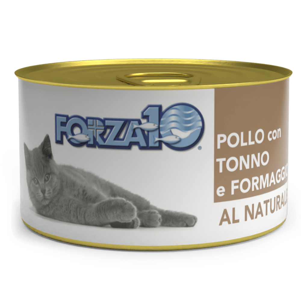 Консервы для кошек Forza10 Al Naturale, курица с тунцом и сыром, 24 шт по 75 г